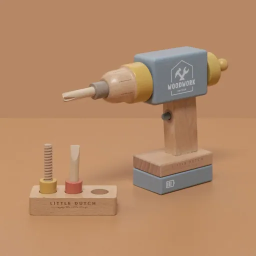 Little Dutch Wooden Toys drilling machine