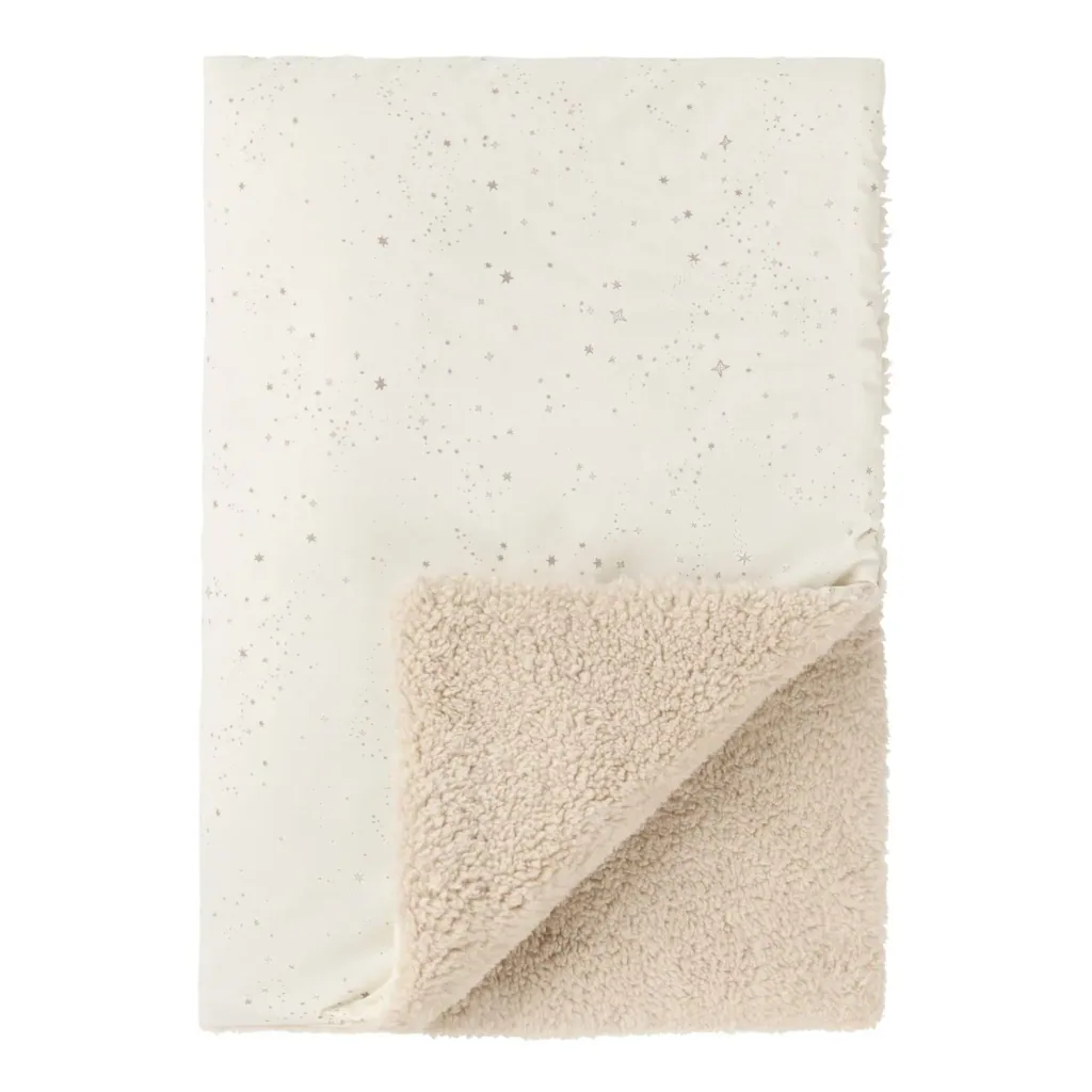 Nobodinoz STORIES Winter baby blanket, 100 x 140 cm, color: Natural Milky Way
