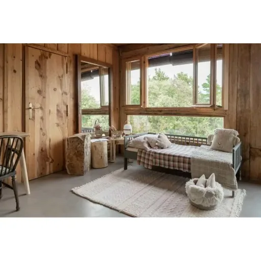 Lorena Canal's washable wool car "Ari" Rosa, Size: 200 x 140 cm