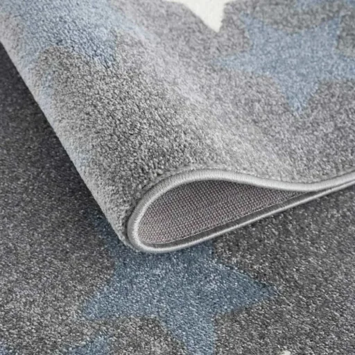 Livone carpet star band blue gray, Carpet size: 160 x 230 cm