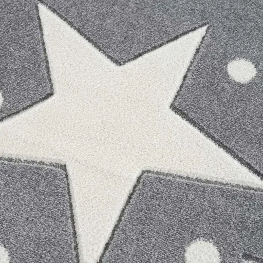 Livone carpet Estrella Stern & Confetti gray, Carpet size: 160 x 230 cm