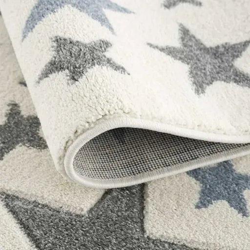 Livone children's carpet stella stars blue gray, Carpet size: 160 x 230 cm