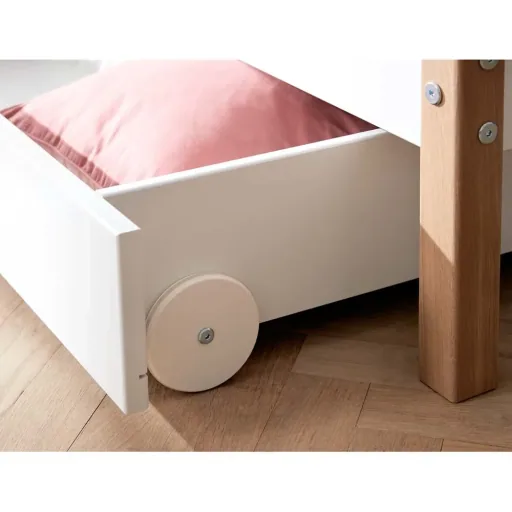 Flexa Nor Sofabett including guest bed & drawer white / oak