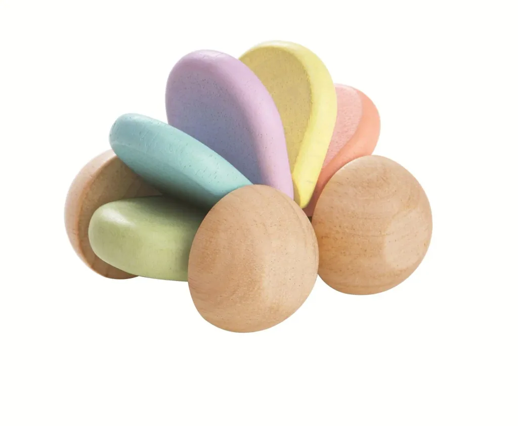 Plan Toys – Pastel Baby Car, Rubberwood