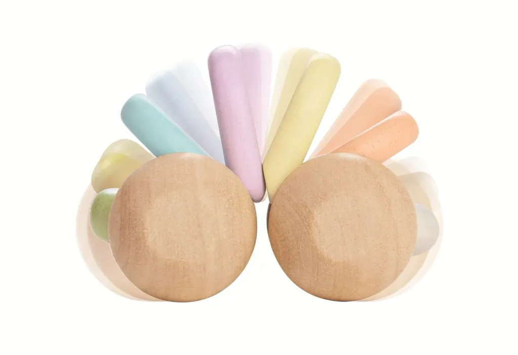 Plan Toys – Pastel Baby Car, Rubberwood