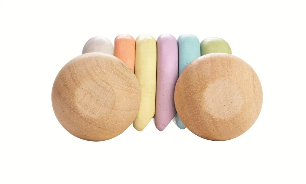 Plan Toys – Pastel Baby Car, Rubberwood