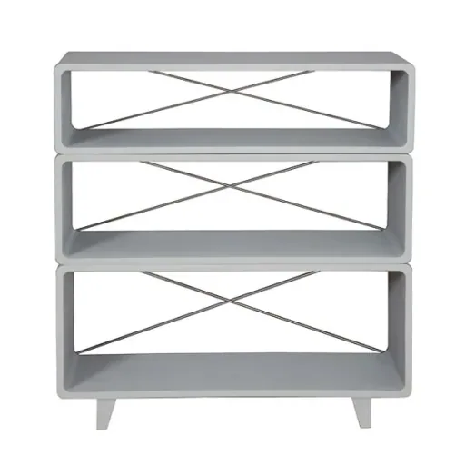 Laurette bookshelf Millefeuille, Color: Gris