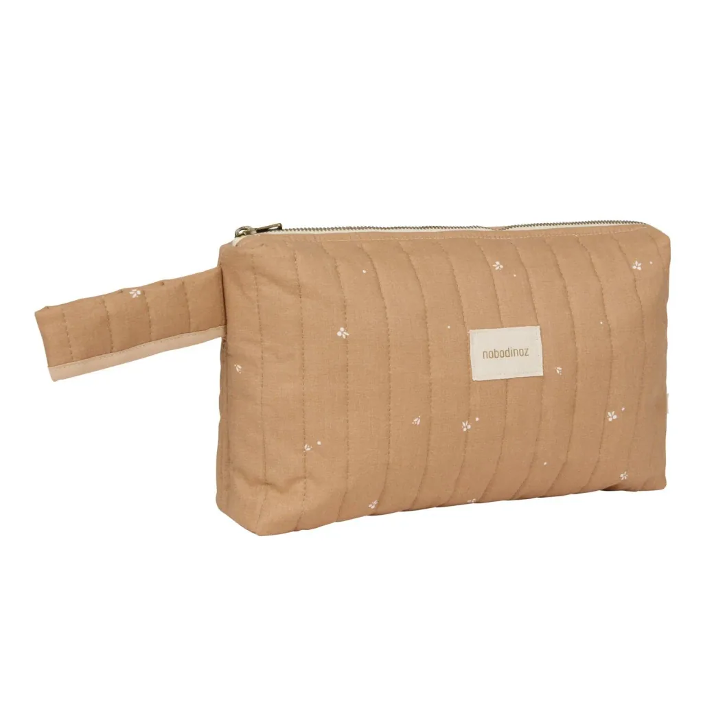 Nobodinoz STORIES cosmetic bag, 30 x 18 x 7 cm, color: Blushing little cherries