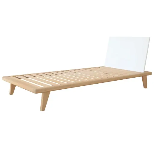 Laurette Cot Zen 100 x 200, Color of the surfaces: White
