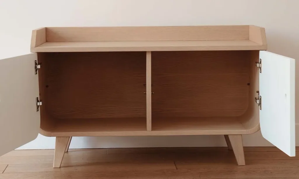 Laurette sideboard zen, Color of the surfaces: White