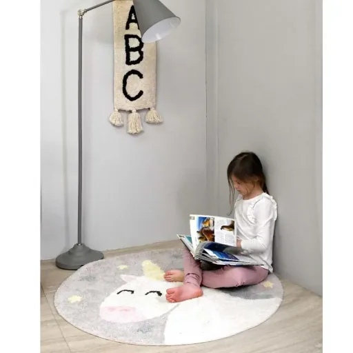 Lorena Canals washable carpet "Mr. Wonderful" unicorn