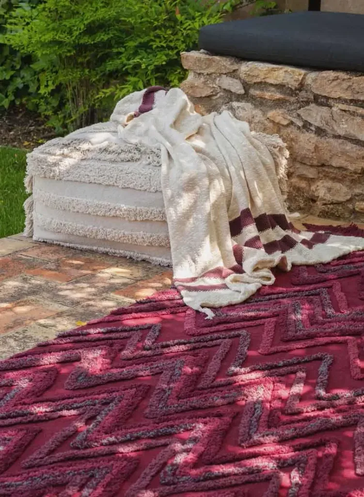 Lorena Canals carpet "Earth" red
