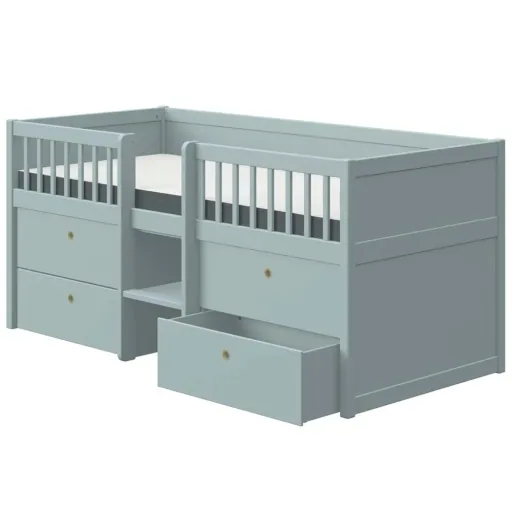 Flexa drawer bed "Freja" blue