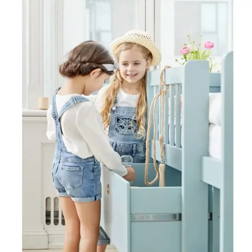 Flexa drawer bed "Freja" blue