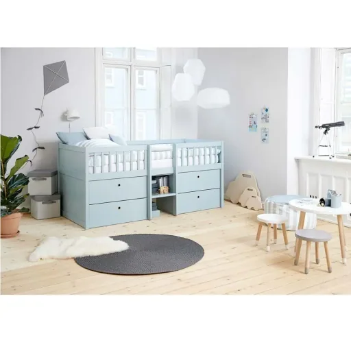 Flexa drawer bed "Freja" blue