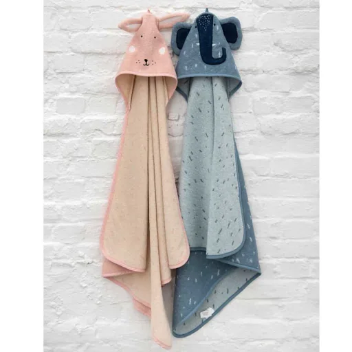 Trixie hooded towel elephant Mrs. Elephant, Size: 75 x 75 cm