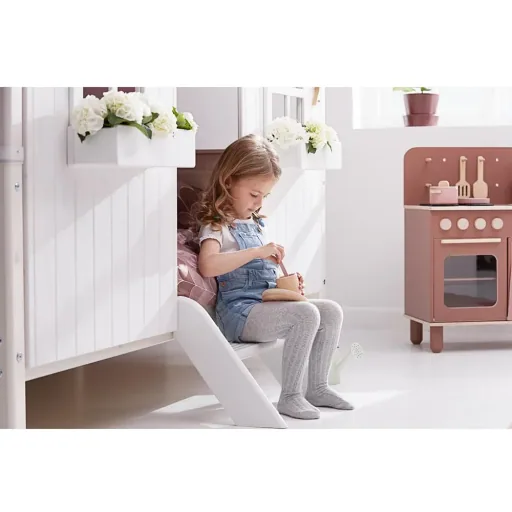 Flexa single bed house white