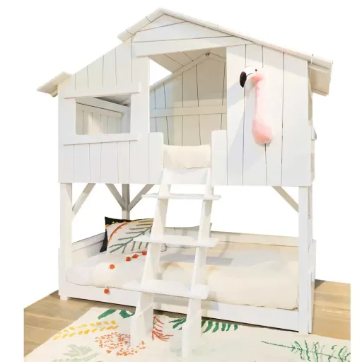 Mathy by Bol's bunk bed tree house hut colored
