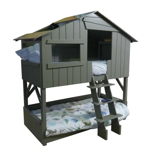 Mathy by Bol's bunk bed tree house hut colored