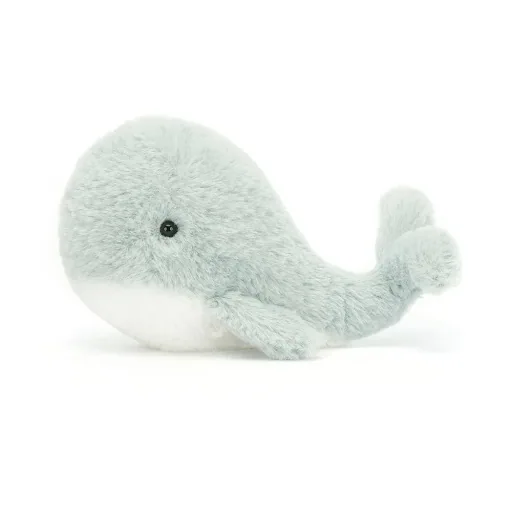 Jellycat Soft Toy, Cuddly toy - Wavelly Whale, Color: Gray