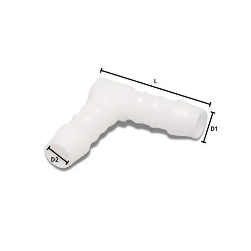 Hose Connector Plastic Angle 90° 14 mm