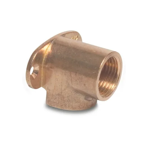 3/4" Brass Wall Plate Fitting - Female Threaded Plumbing