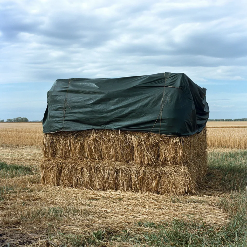 Tarpaulin, 280 g/m², green tarp, 3x5m (15m²), waterproof cover, ripstop tarp