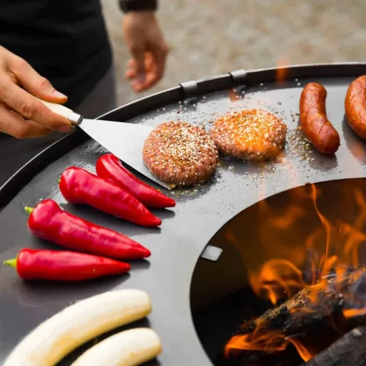 Stainless Steel Grill Plate for Fire Pit 82cm