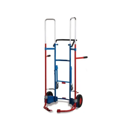 Telescopic Tire Cart 200 kg Load Capacity Solid Rubber Tires