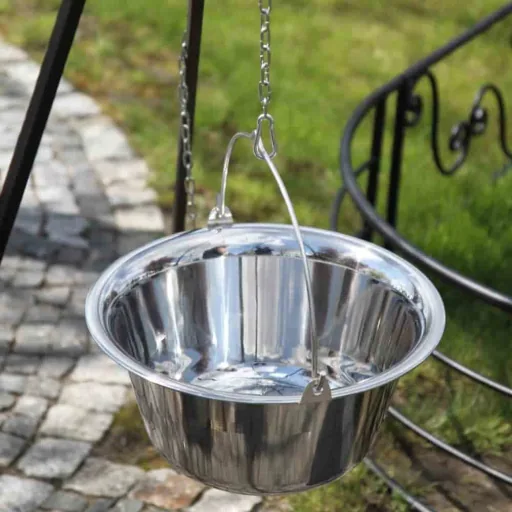 Stainless Steel Kettle 14 Liter for Open Fire Cooking