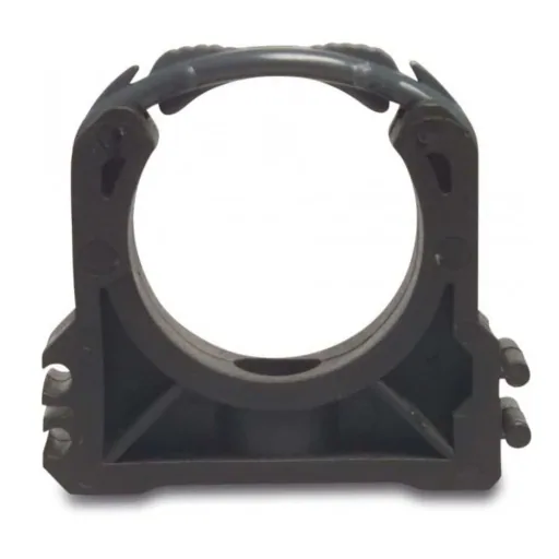 40mm PVC Pipe Clamp - Heavy Duty PVC-U Mounting Bracket