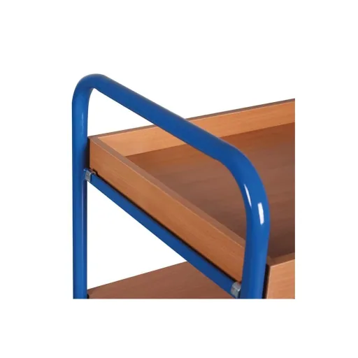 2-Shelf Utility Cart, Rolling Tool Cart, 250 kg Capacity