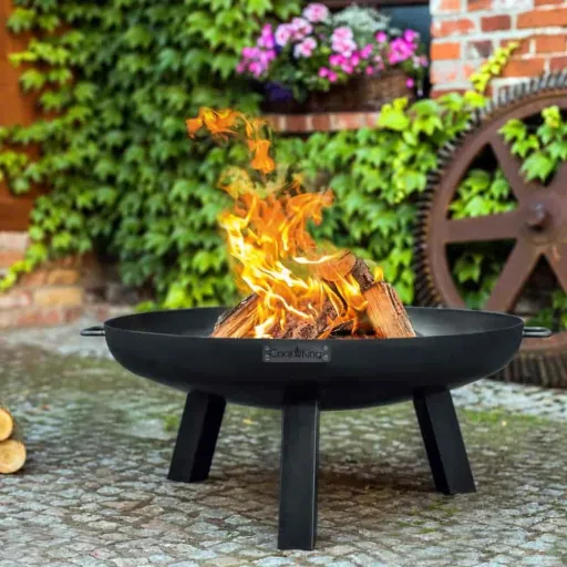 70 cm Steel Fire Pit for Garden & Outdoor Use