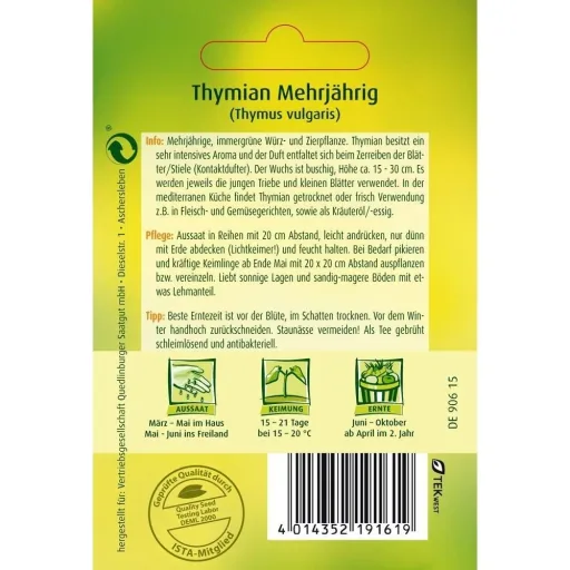 Thyme, perennial