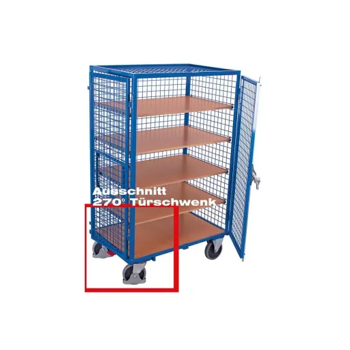Heavy Duty Utility Cart - 5 Shelves, 500 kg Capacity