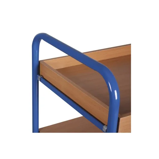 Shelf Cart 250 kg, 2 Shelves, EasySTOP Feature