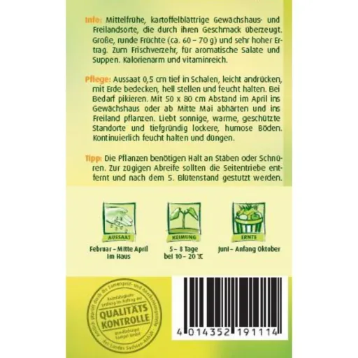 Vine Tomato, Tamina