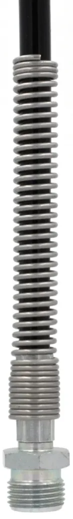 High-pressure hose - CO2 for dispensing system - 2m external thread and hand-tightening knurled nut