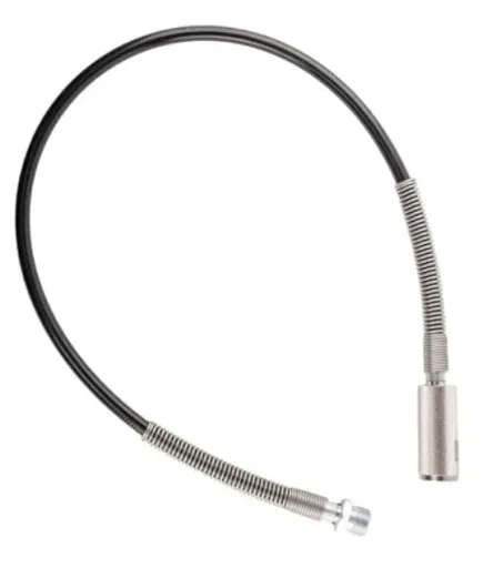 High-pressure hose - CO2 for dispensing system - 2m external thread and hand-tightening knurled nut