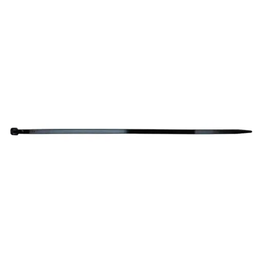Heavy Duty Black Cable Ties, 710mm x 9mm, 100-Pack - UV Resistant Zip Ties