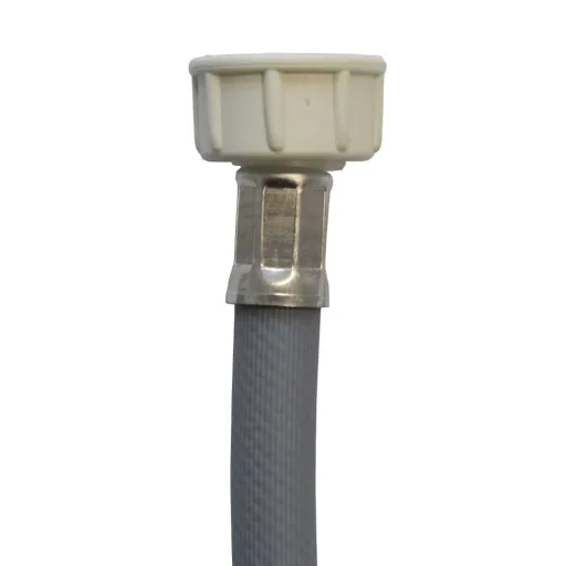 Washing Machine Supply Hose, Angle, 3/4 Inch, 1 Meter, EPDM