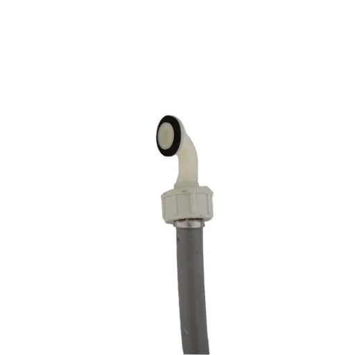 Washing Machine Supply Hose, Angle, 3/4 Inch, 1 Meter, EPDM