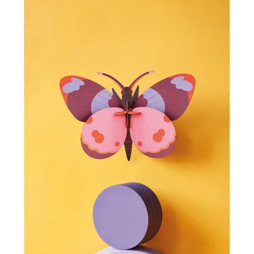 Studio Roof 3D butterfly pink cardboard