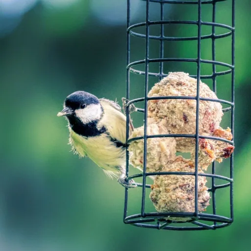 Bird food, suet for birds 200 x 90g, fat balls for birds, wild bird food, bird seed