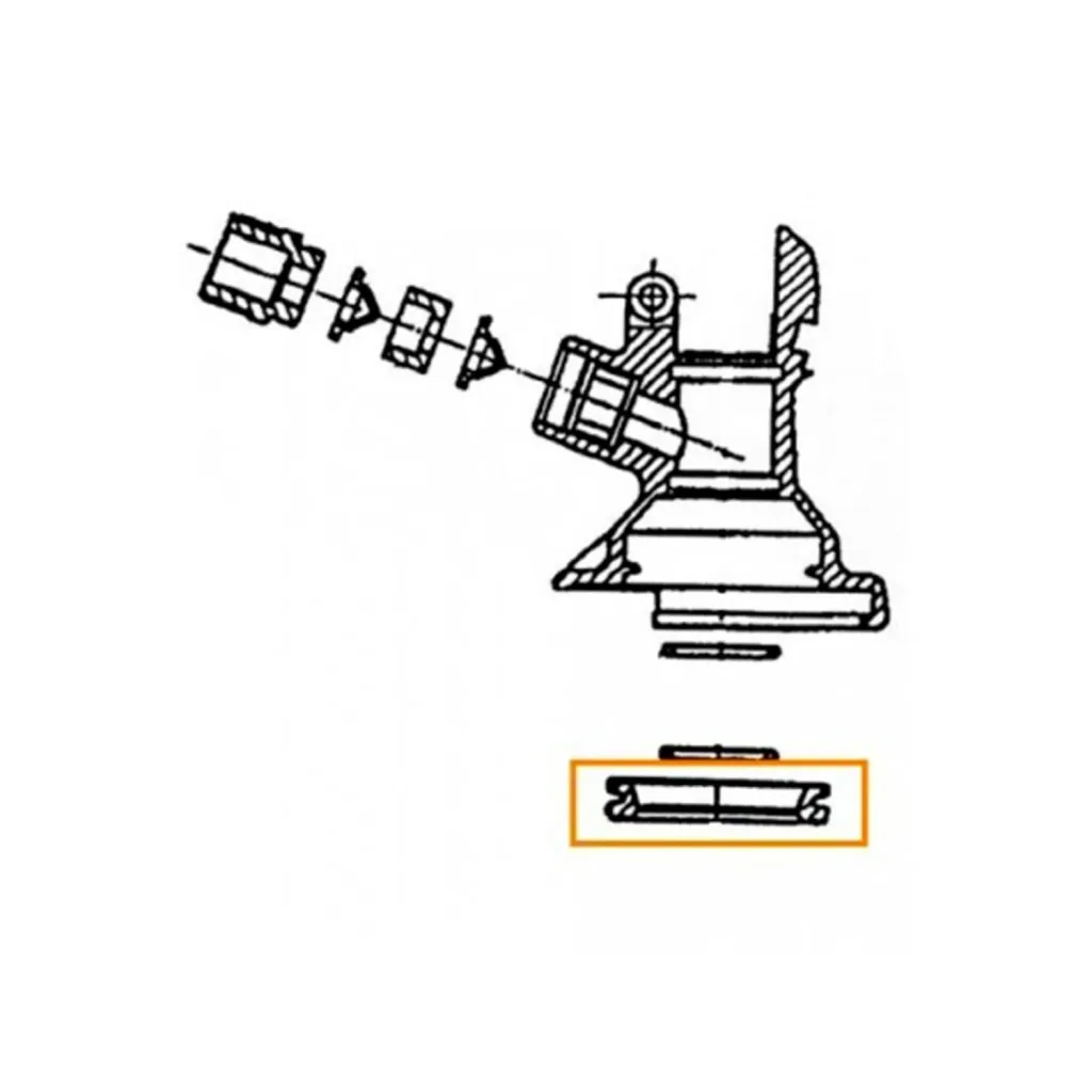 O ring, Keg coupler gasket, Main seal for keg closure (flat and combination fitting) (Micro Matic and Hiwi)