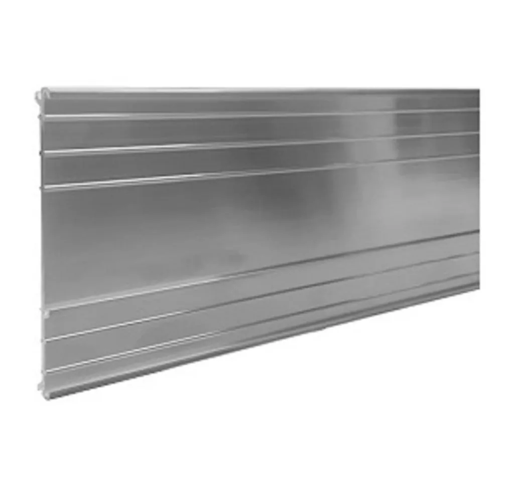 Ultra Strong Aluminium Lawn Edging 10cm x 100cm | Garden edging | Border edging, color: unpainted