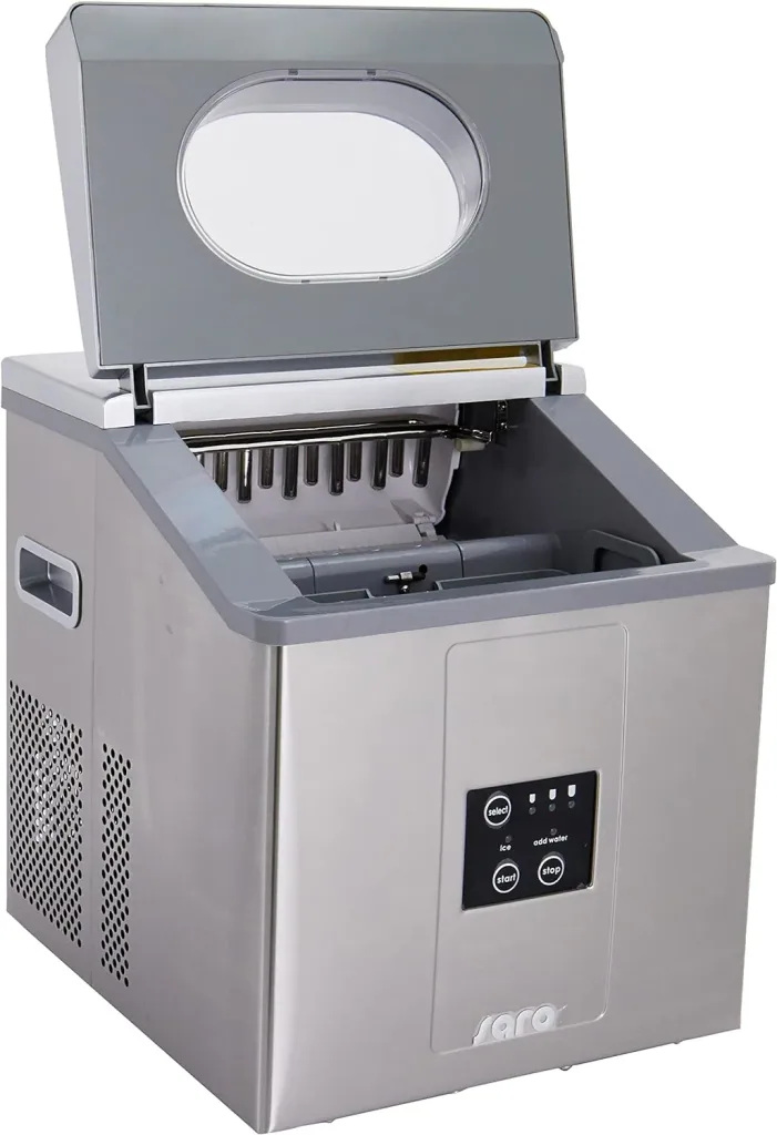 Saro Ice machine, Ice maker - EB 15, Stainless Steel, with Large Capacity (15kg/24h)