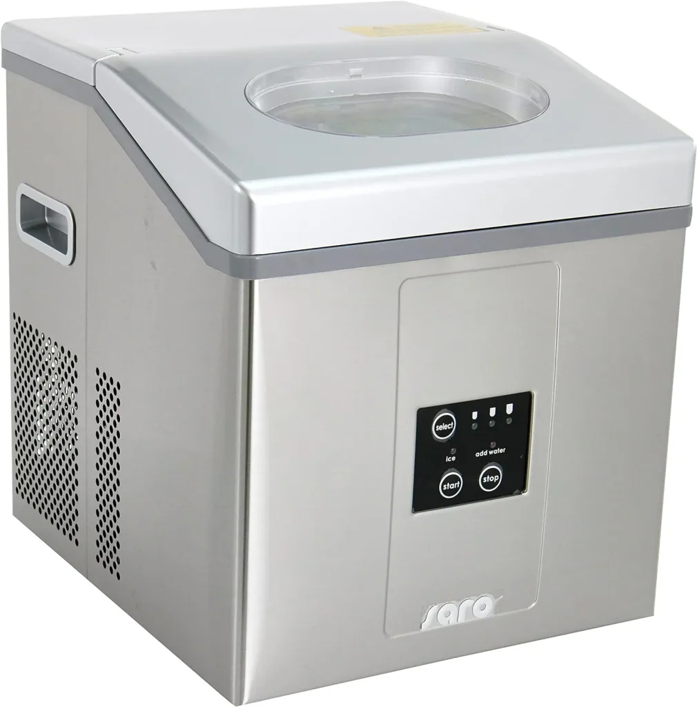 Saro Ice machine, Ice maker - EB 15, Stainless Steel, with Large Capacity (15kg/24h)