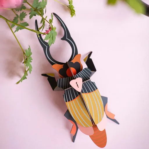 Studio Roof 3D Hirsch Beetle cardboard