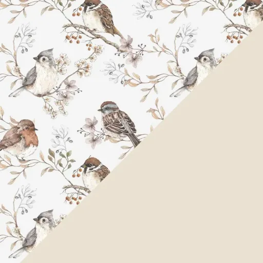 Decorative Childrens Bedding Vögel 100 x 135